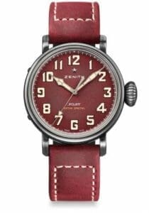 Zenith Pilot Type 20 Extra Special 40 Aged Stainless Steel / Burgundy 11.1940.679/94.C814