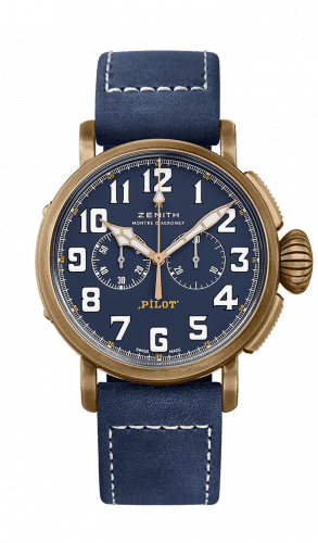 Zenith Pilot Type 20 Extra Special Chronograph Bronze / Blue 29.2430.4069/57.C808
