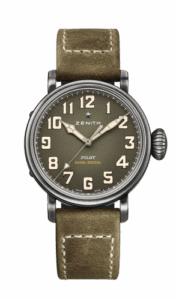 Zenith Pilot Type 20 Special Edition Aged Stainless Steel / Green 11.1943.679/63.C800