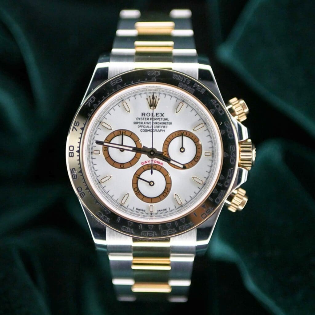 NEW 2024 Rolex Daytona Two-Tone 40MM White Dial Yellow Gold Stainless Steel COMPLETE SET 126503