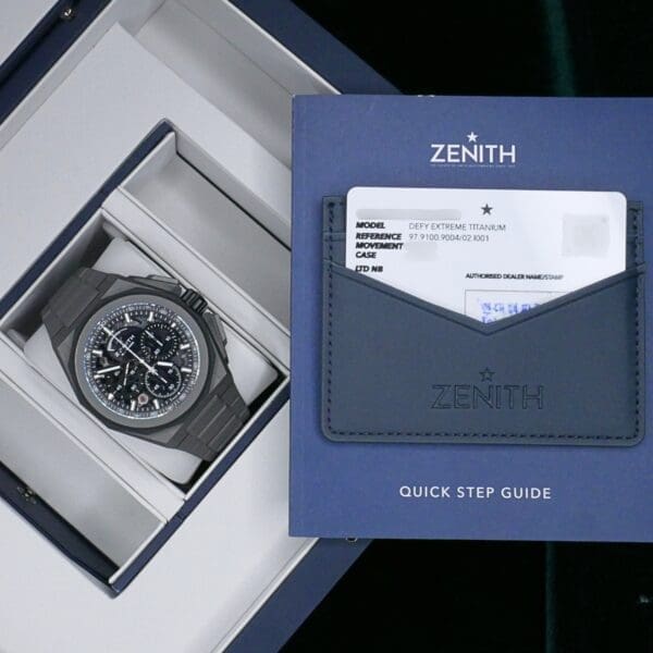 Zenith Defy Extreme Chronograph Skeleton 45MM Gray Titanium