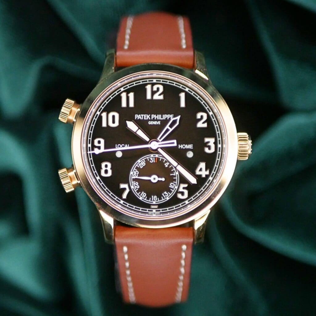 Patek Philippe Calatrava 37.5 mm Brown Dial Rose Gold FULL SET MINT CONDITION 7234R