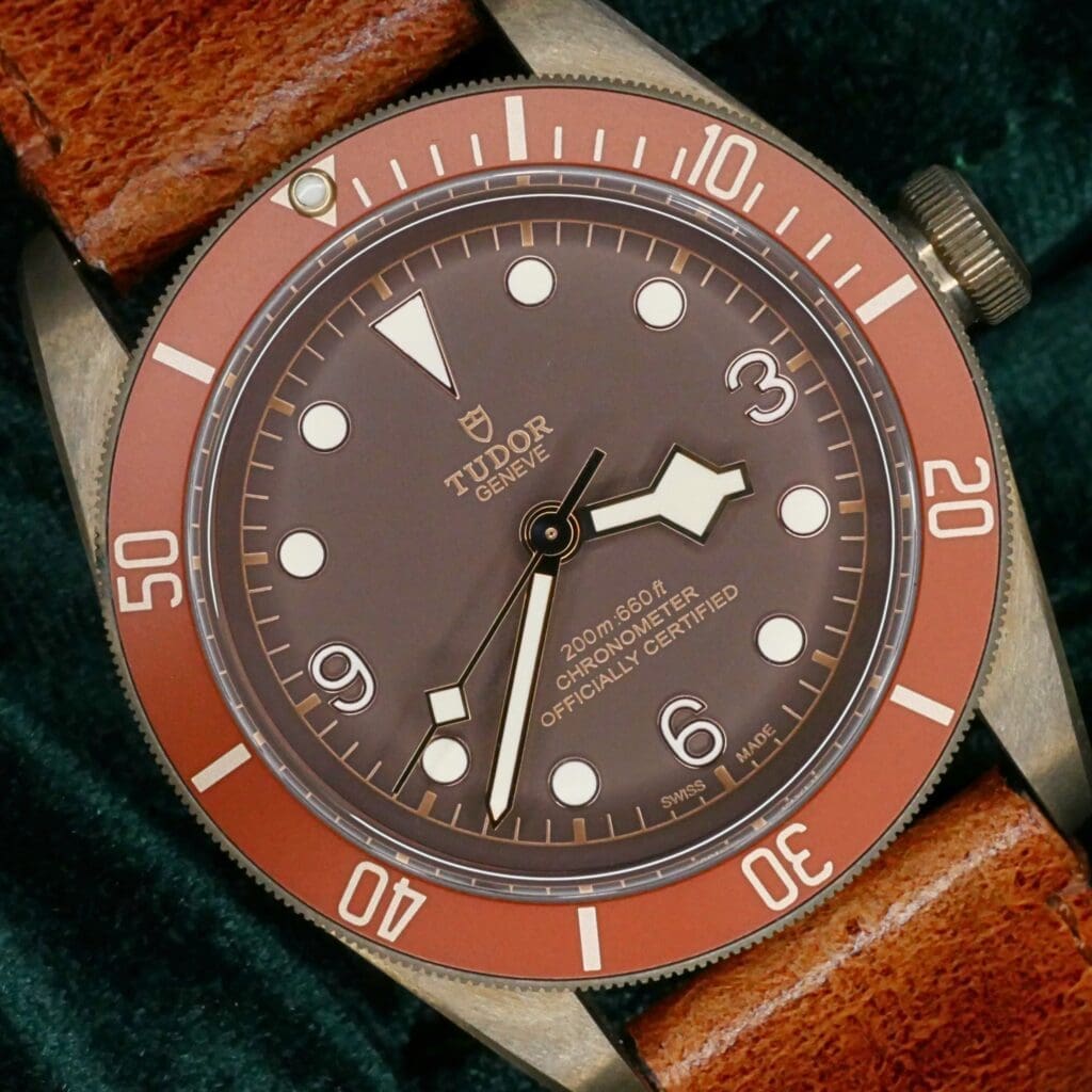 Tudor Heritage Black Bay "Bronze" 43MM Brown Dial Bronze Case COMPLETE SET MINT CONDITION 79250BM