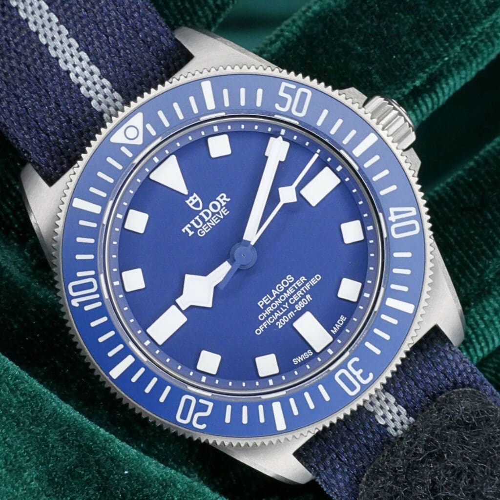 Tudor Pelagos FXD Blue Dial 42MM Titanium Case FULL SET MINT CONDITION 25707B/23