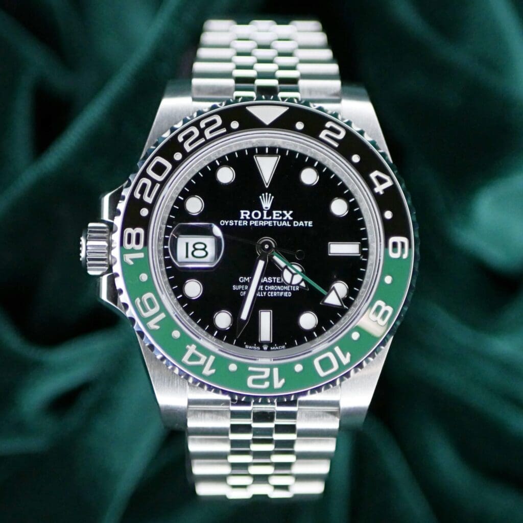 NEW UNWORN 2024 Rolex GMT-Master II "Sprite" Jubilee 40MM Black Green Stainless Steel FULL SET 126720VTNR
