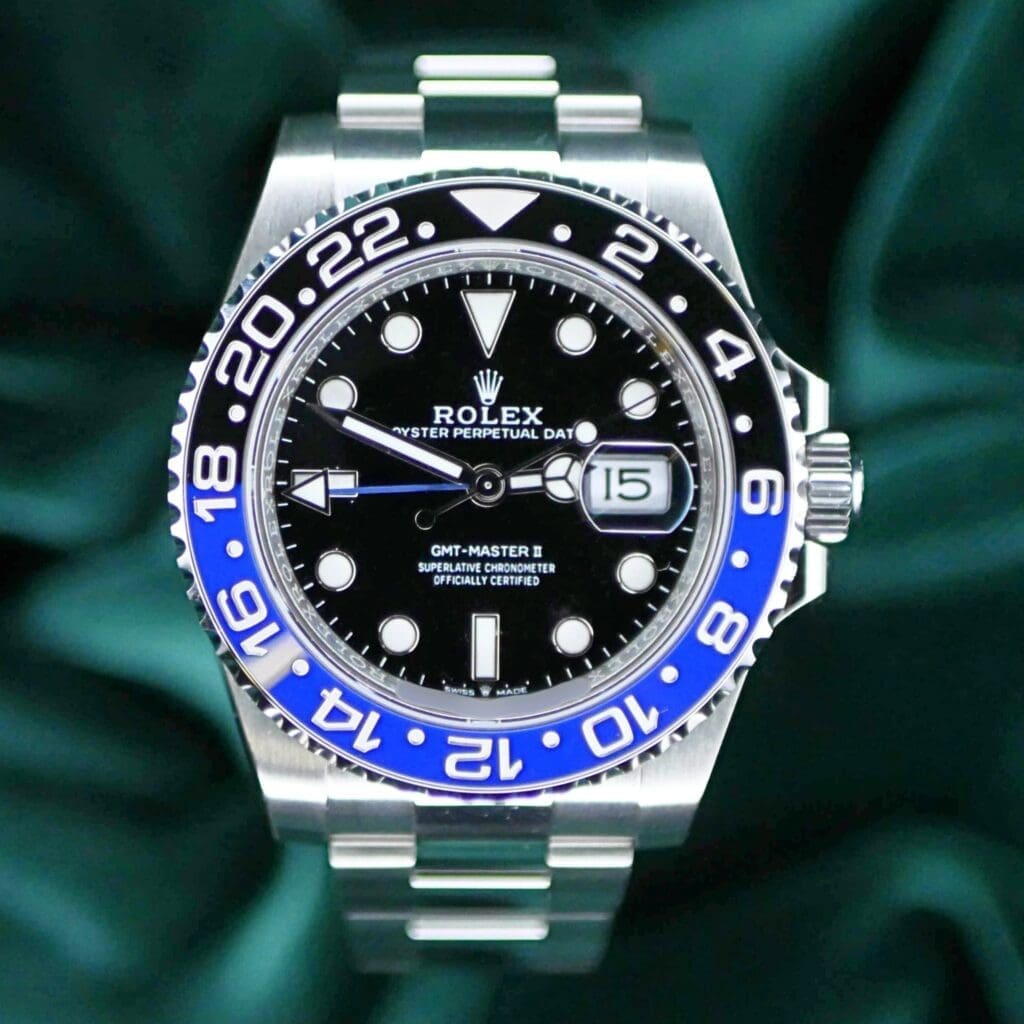 NEW UNWORN 2024 Rolex GMT-Master II "Batman" 40mm Black Blue Steel COMPLETE SET 126710BLNR