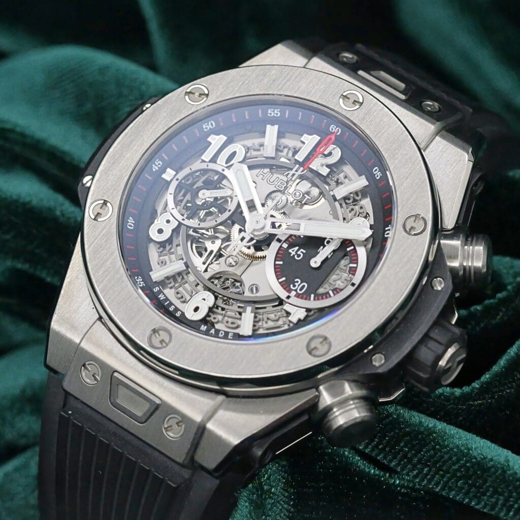 Hublot Big Bang Unico 44MM Skeleton Dial Titanium MINT CONDITION 411.NX.1170.RX