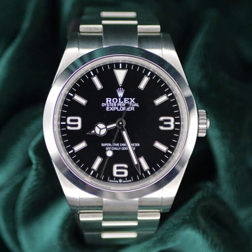 2024 Rolex Explorer 40 Black Dial Stainless Steel COMPLETE SET MINT CONDITION 224270-0001