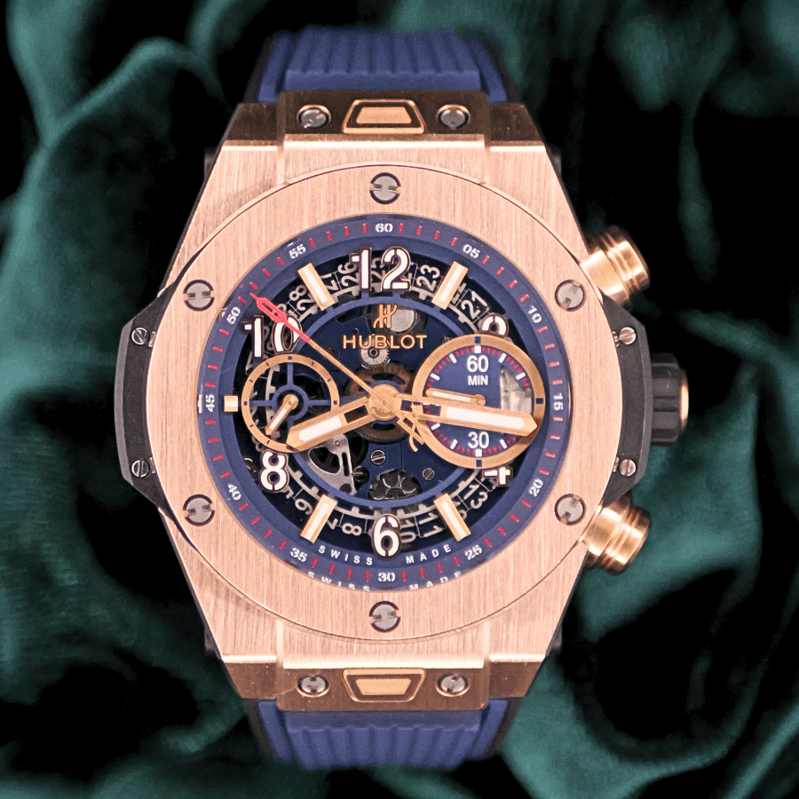 Hublot Big Bang Unico King Gold 45MM Skeleton Dial Red Gold MINT CONDITION 411.OX.5189.RX