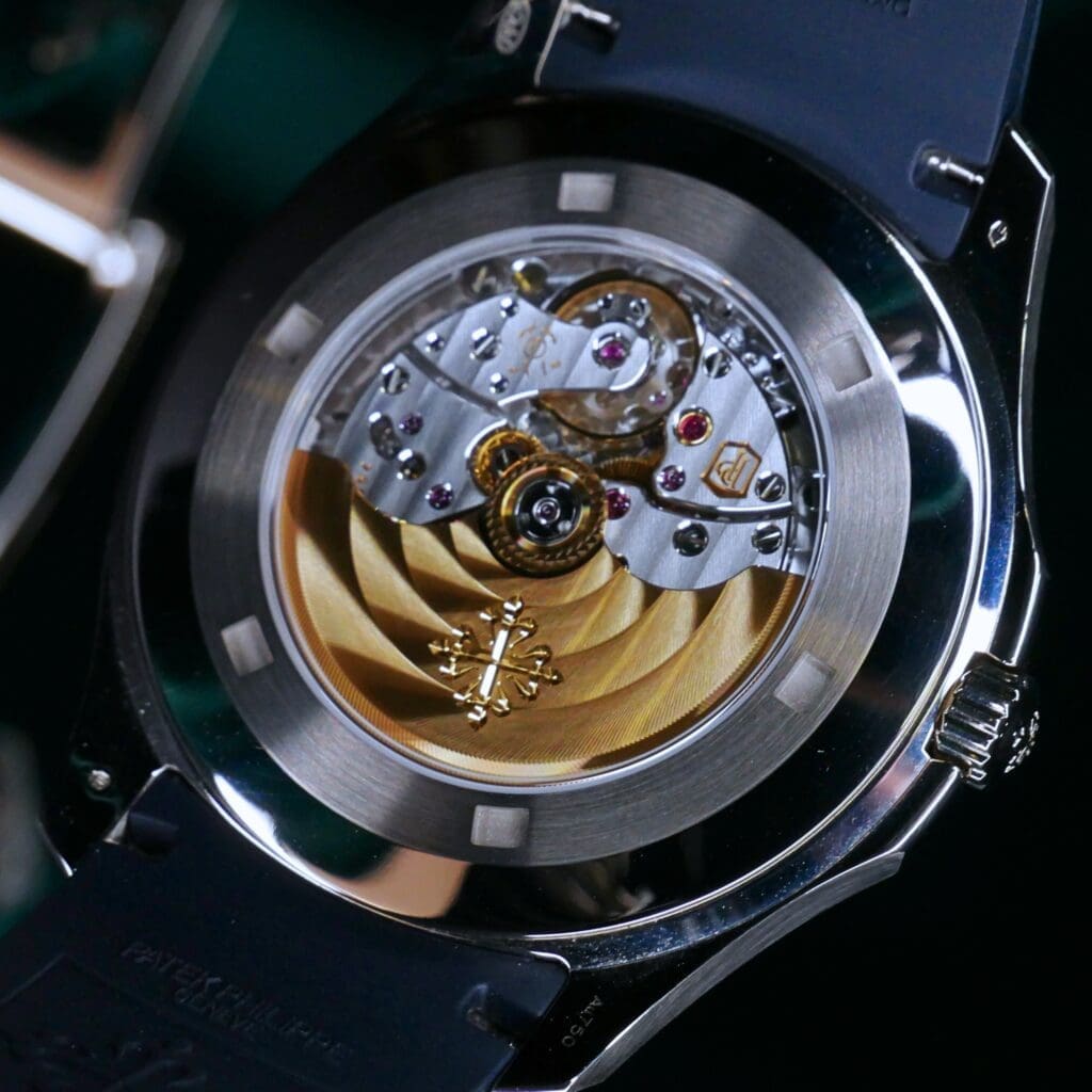 Patek Philippe Aquanaut Blue 5168G-001 case back