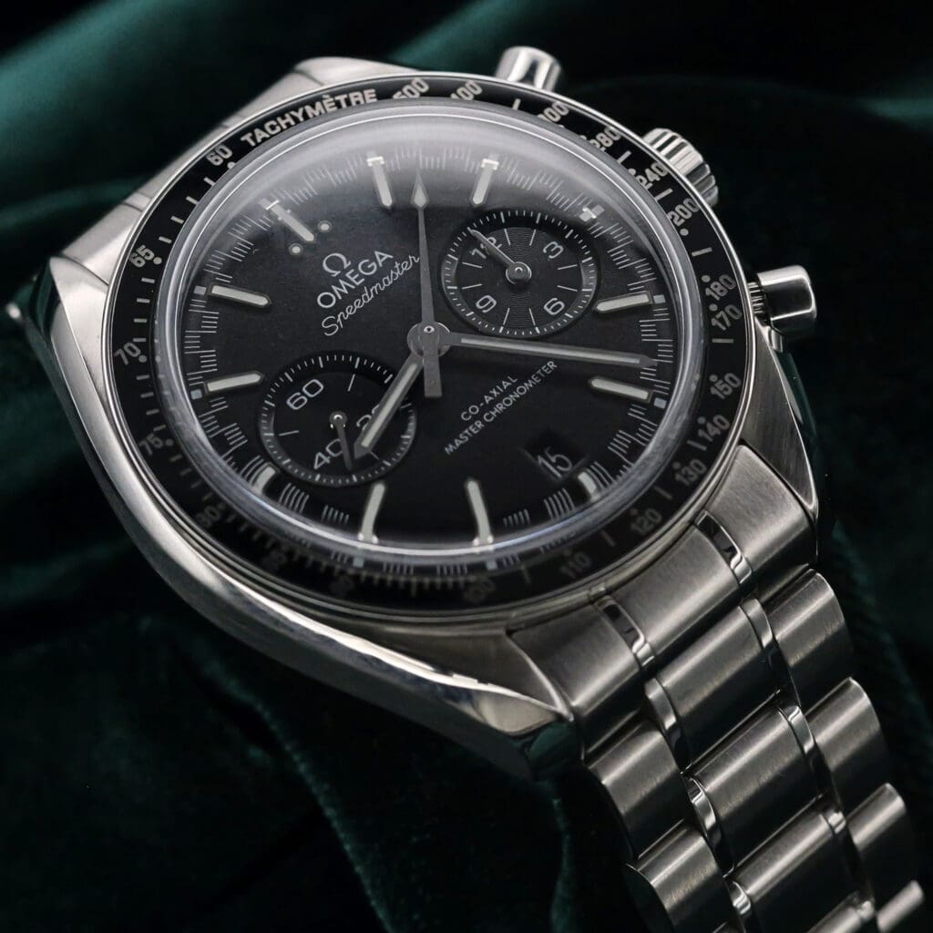 Omega Speedmaster Racing Black Dial Stainless Steel 44.25mm MINT CONDITION COMPLETE SET 329.30.44.51.01.001