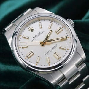 2025 NEW UNWORN Rolex Oyster Perpetual 41 Silver Dial Oyster Bracelet Stainless Steel COMPLETE SET 124300