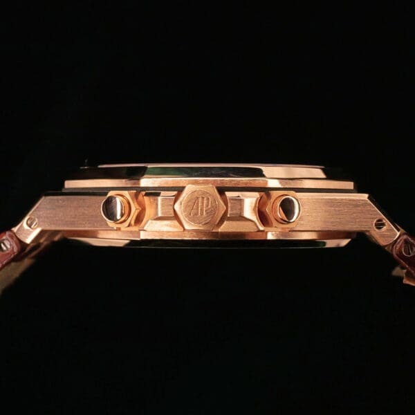 Audemars Piguet Royal Oak Chronograph Brown Dial Brown Alligator