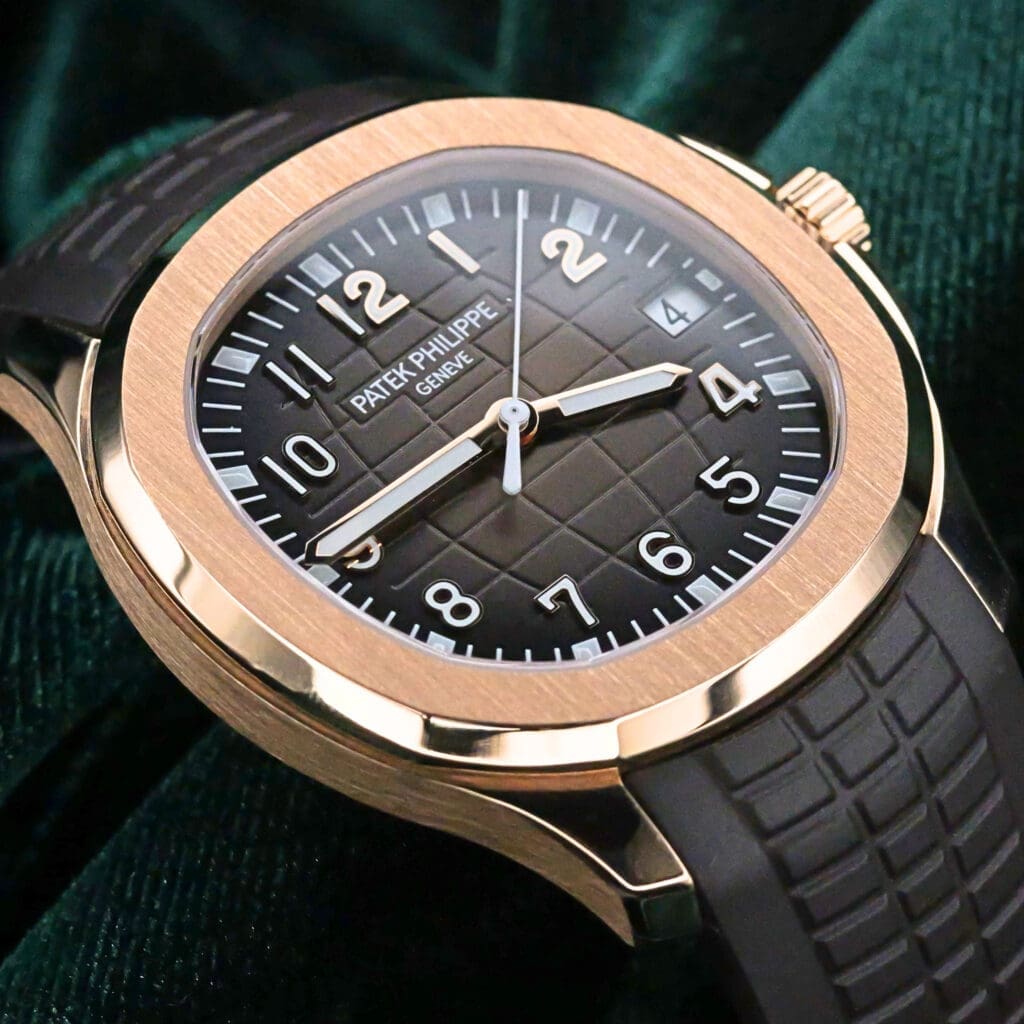 2024 Patek Philippe Aquanaut Brown Dial Brown Rubber Strap Rose Gold 40mm MINT CONDITION COMPLETE SET 5167R-001