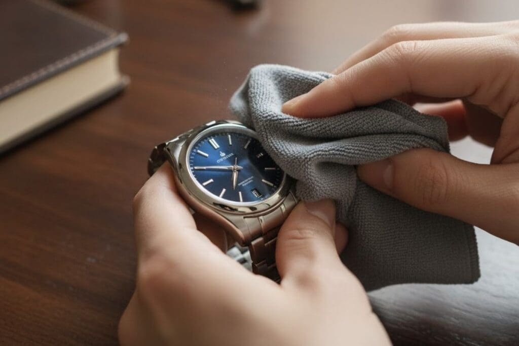 Cleaning the Watch Before Storing