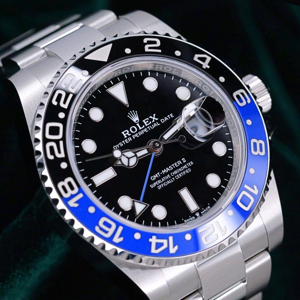 2025 NEW UNWORN Rolex GMT-Master II "Batman" Black Dial Black Blue Ceramic Bezel Stainless Steel 40mm COMPLETE SET 126710BLNR