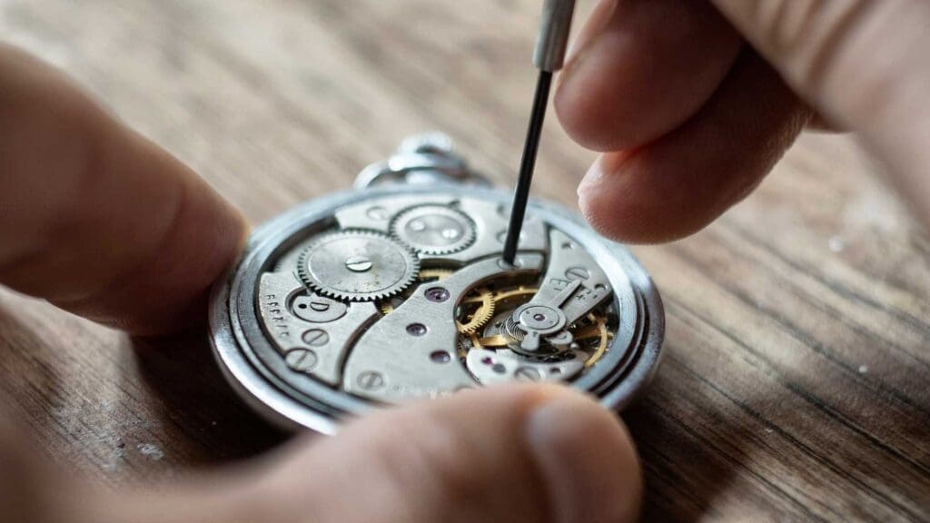 Servicing a Watch