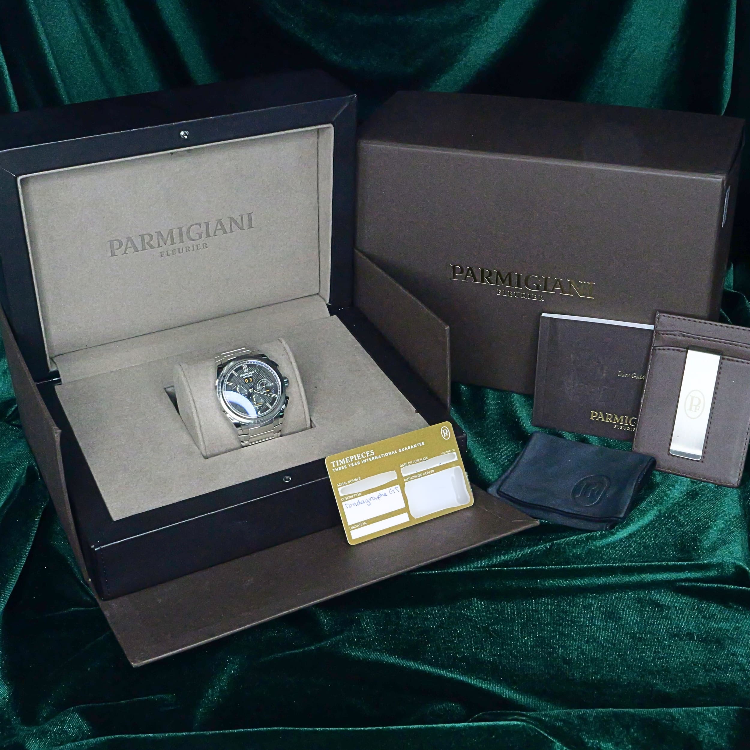 Parmigiani Flourier Tondagraph GT Chrono Grey Dial Stainless Steel Bezel 42 mm MINT CONDITION PFC906-0000210-B00182 - Image 21