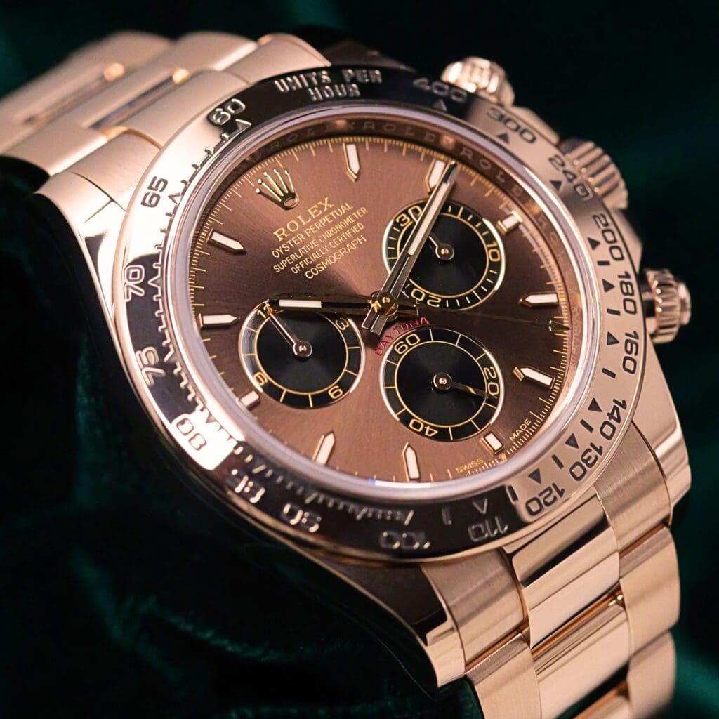2025 NEW UNWORN Rolex Cosmograph Daytona Brown Chocolate Dial Oyster Bracelet 18K Rose Gold 40mm COMPLETE SET 126505