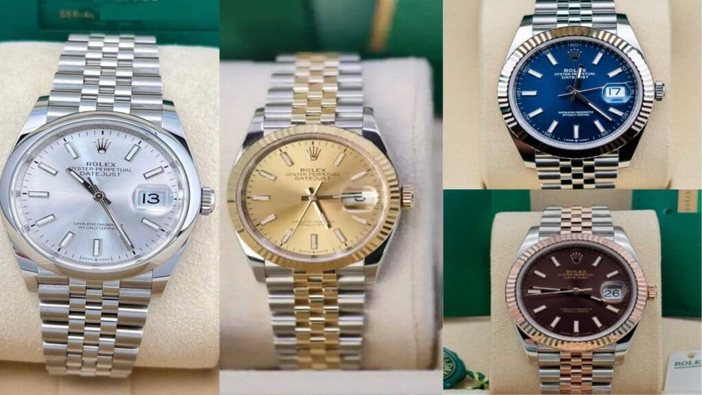 notable rolex datejust references