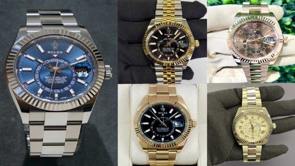 notable rolex sky-dweller references