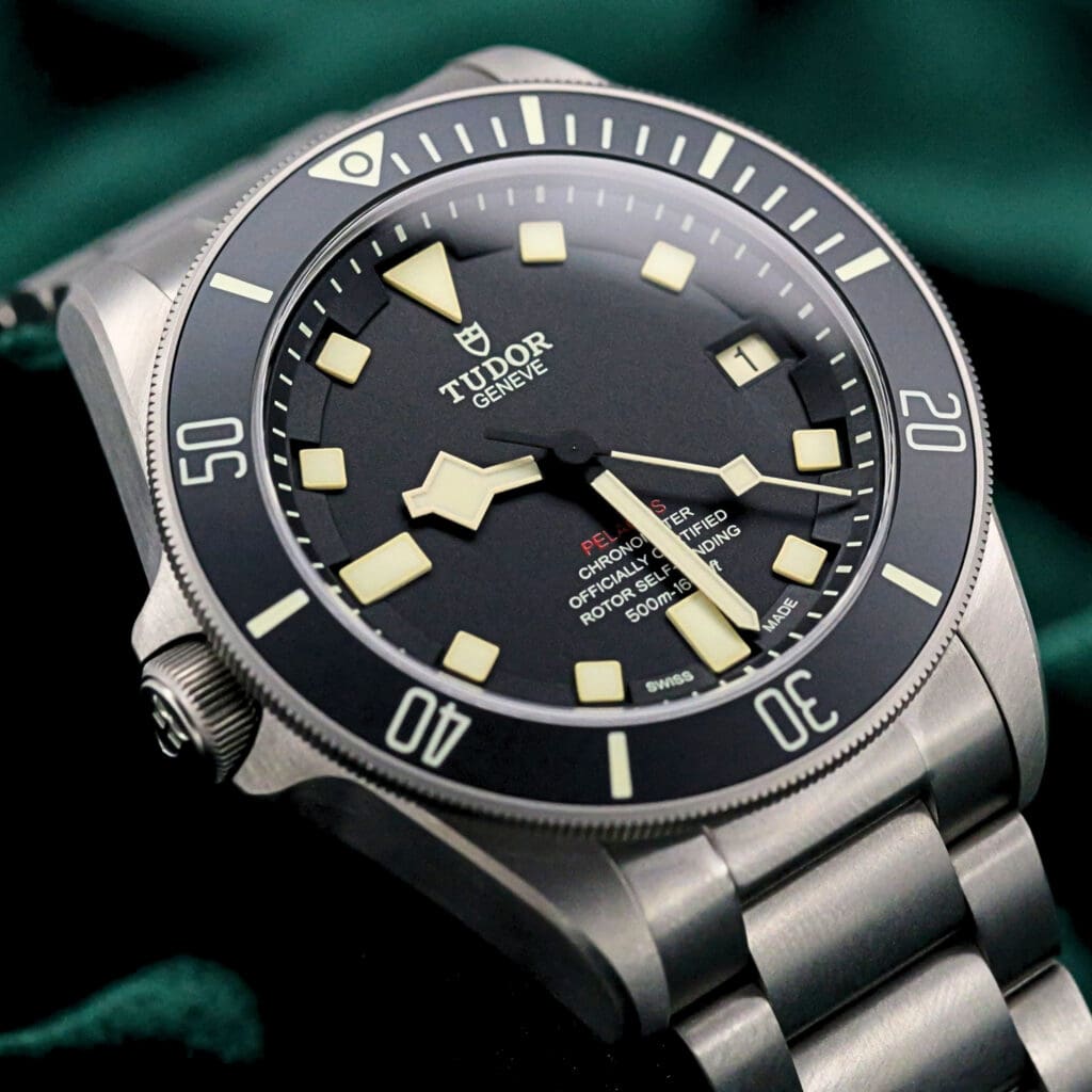 2025 Tudor Pelagos LHD Matte Black Dial Black Ceramic Bezel Titanium Bracelet 42mm MINT CONDITION COMPLETE SET 25610TNL-0001