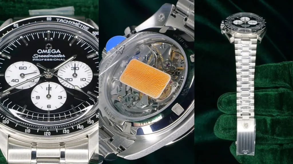 Omega Speedmaster Overview, caseback and bracelet
