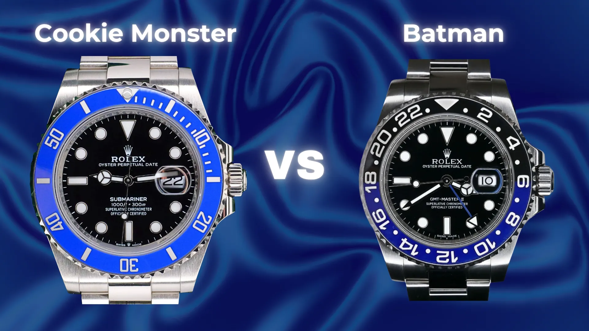 Rolex Cookie Monster vs Batman