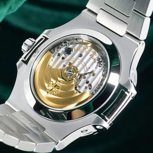 Patek Philippe Nautilus Moonphase Blue Dial Stainless Steel 40.5mm