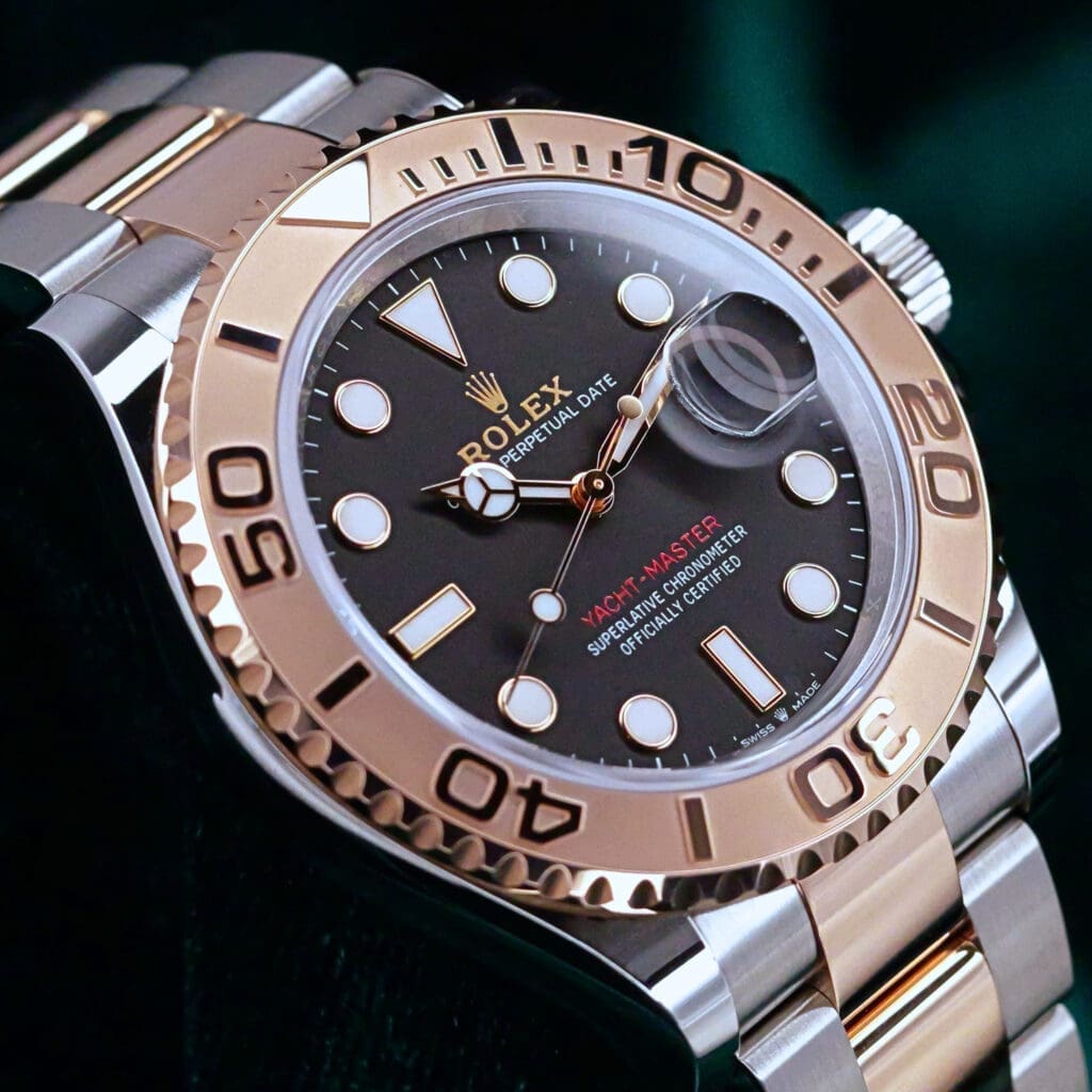 2026 NEW UNWORN Rolex Yacht-Master 40 Black Dial Two-Tone 18K Rose Gold Stainless Steel COMPLETE SET 126621-0002