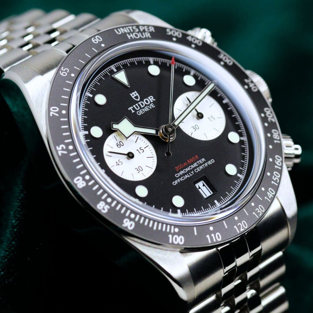 2026 Tudor Black Bay Chrono Black Dial Jubilee Bracelet Stainless Steel 41mm MINT CONDITION COMPLETE SET 79360N-0013