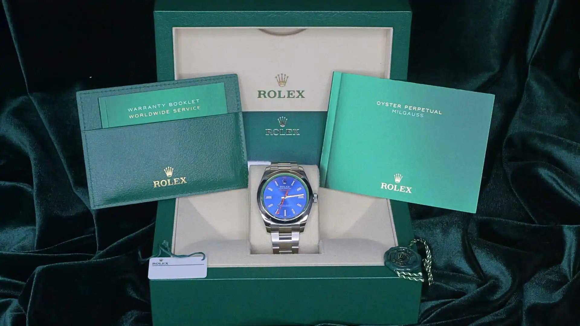 Rolex Milgauss with box and card
