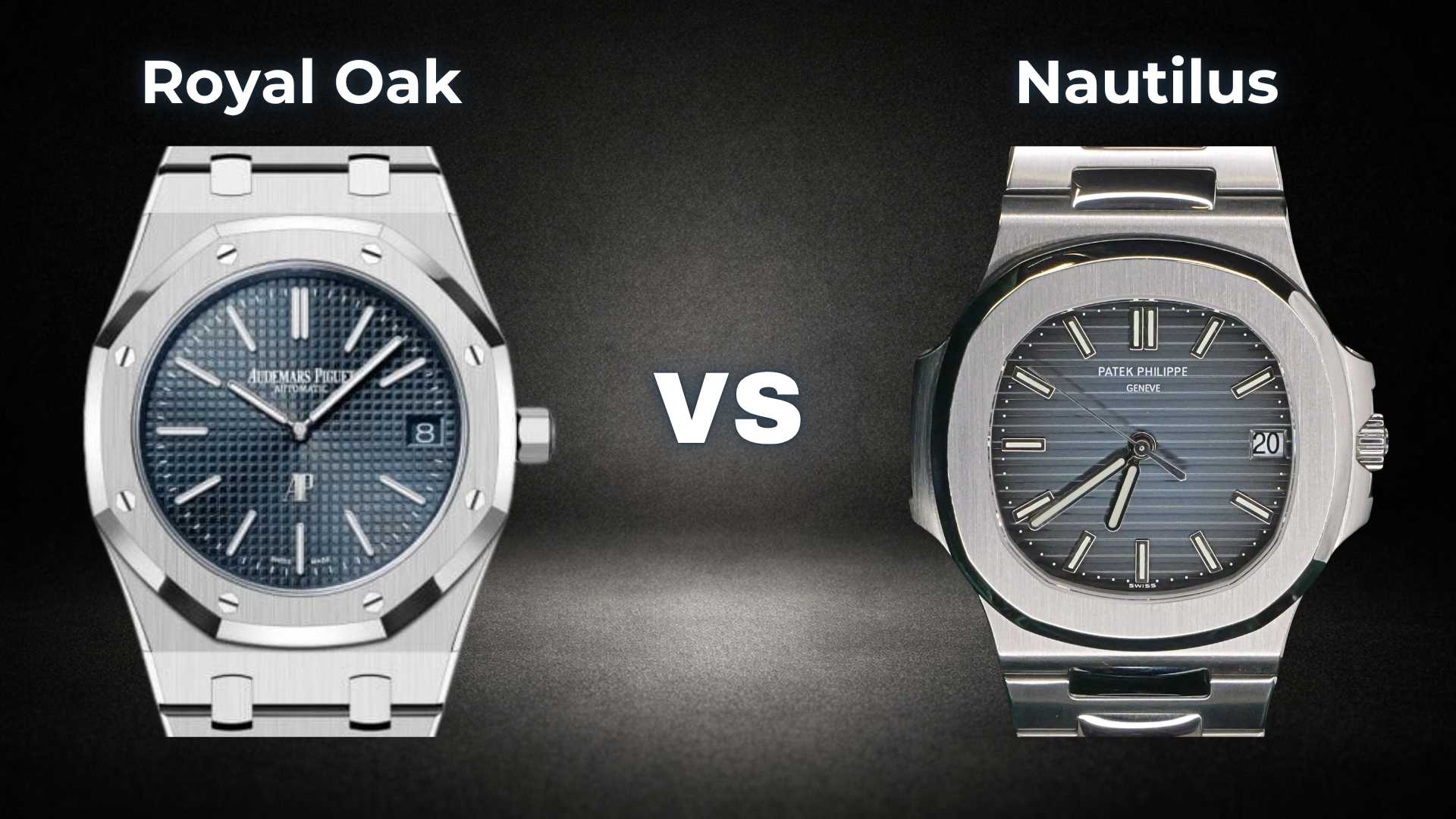 Royal Oak vs Nautilus side by side comparison