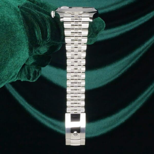 2025 Rolex Datejust 41 Blue Azzuro Dial Roman Markers Smooth Bezel