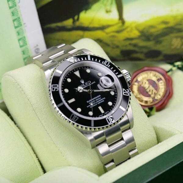 Rolex Submariner Date Black Dial Black Ceramic Bezel Oyster