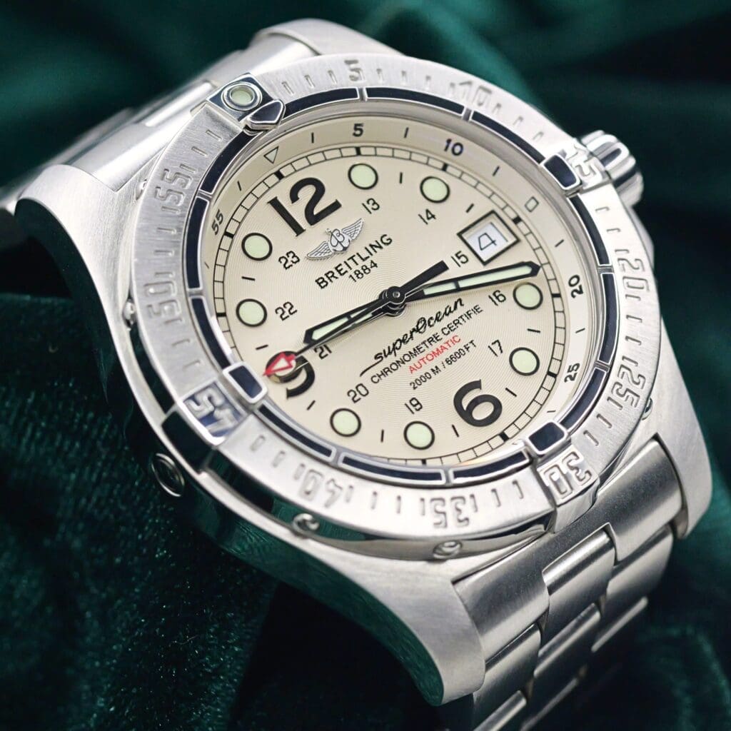 Breitling Superocean "Steelfish" Cream Dial Stainless Steel 44mm MINT CONDITION A17390