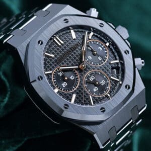 2026 NEW UNWORN Audemars Piguet Royal Oak Chronograph Black Dial Black Ceramic Bezel Black Ceramic Bracelet 41mm COMPLETE SET 26240CE.OO.1225CE.02