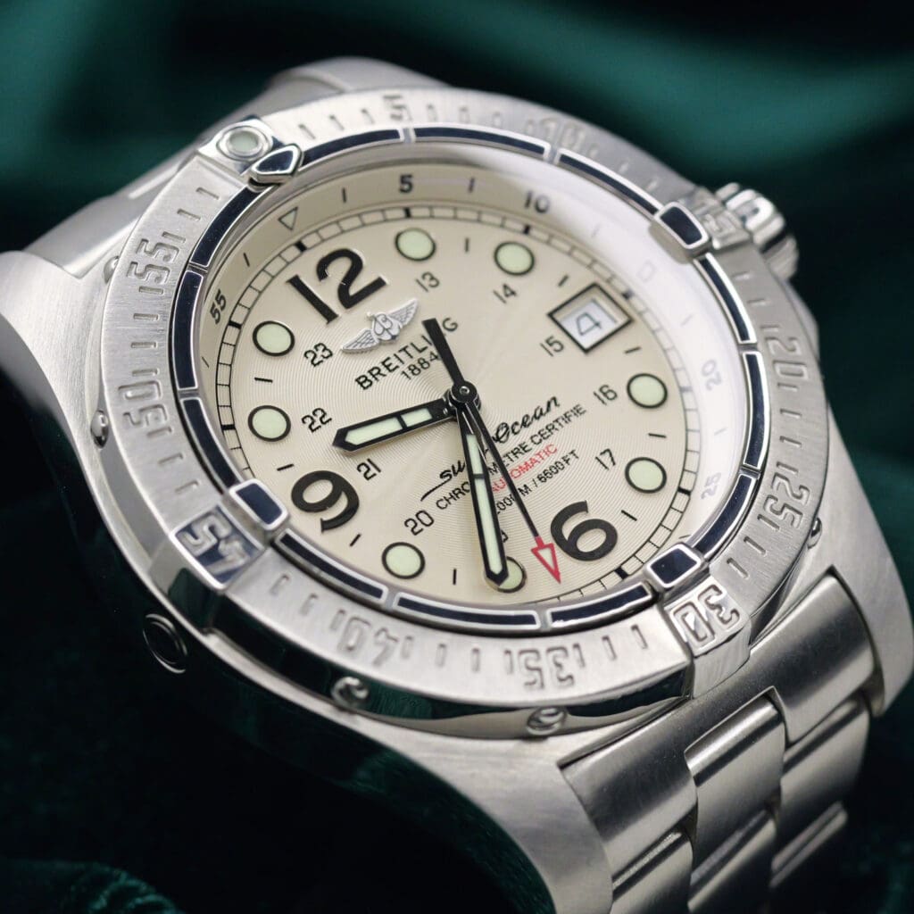 Breitling Superocean "Steelfish" Cream Dial Stainless Steel 44mm MINT CONDITION A17390