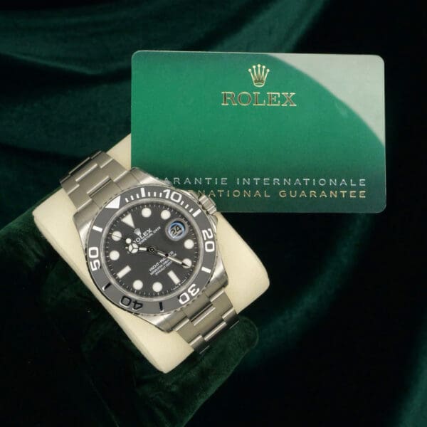 2026 NEW UNWORN Rolex Yacht-Master 42 Black Dial Black Bezel
