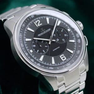 Jaeger-LeCoultre Polaris Chronograph Black Dial Stainless Steel 42mm MINT CONDITION COMPLETE SET Q9028170