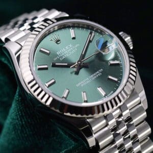 2026 NEW UNWORN Rolex Datejust Mint Green Dial 18k White Gold Fluted Bezel Jubilee Bracelet Stainless Steel COMPLETE SET 278274