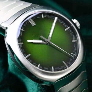 2025 H.Moser & Cie. Streamliner Centre Seconds Matrix Green Dial Stainless Steel 40mm MINT CONDITION COMPLETE SET 6201-1200