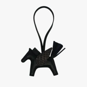 2026 NEW Hermes Grigri Rodeo Pegase Touch Bag Charm Noir PM
