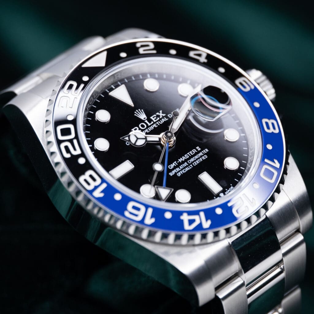 2026 NEW UNWORN Rolex GMT-Master II Batman Black Blue Bezel Oyster Bracelet Stainless Steel 40MM COMPLETE SET 126710BLNR-0003