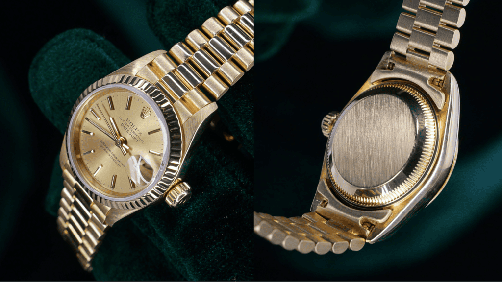 1996 Rolex Lady-Datejust Yellow Gold Dial 69178 - Case & Bezel