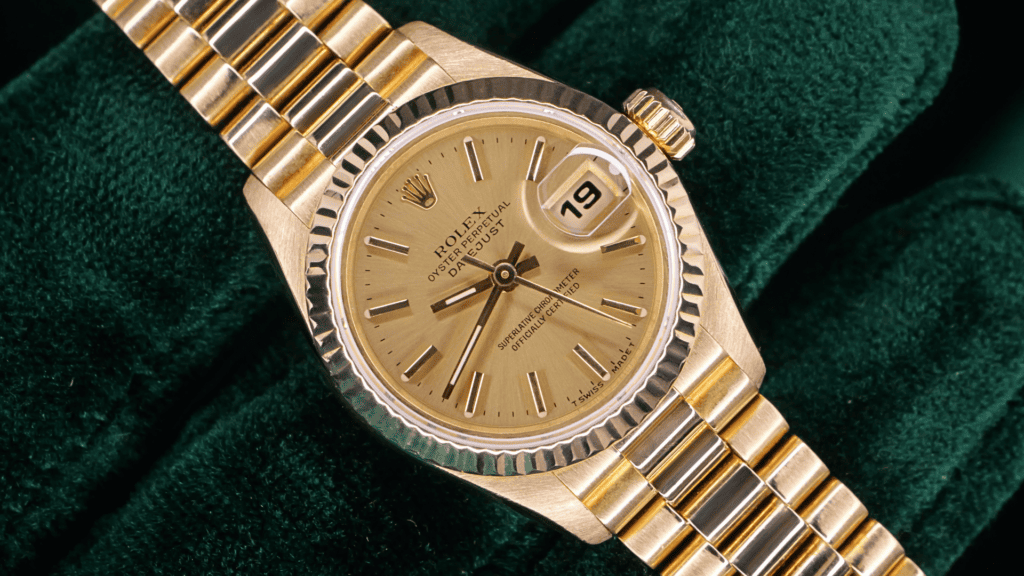 1996 Rolex Lady-Datejust Yellow Gold Dial 69178 - Dial & Face