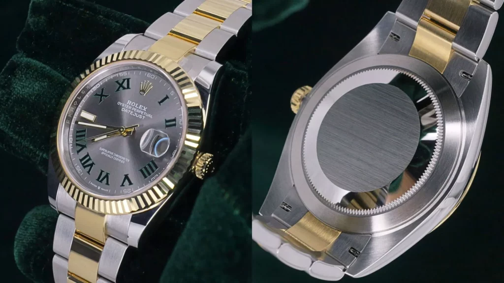 2024 Rolex Datejust Wimbledon Slate Dial 41 126333 -Case and Bezel