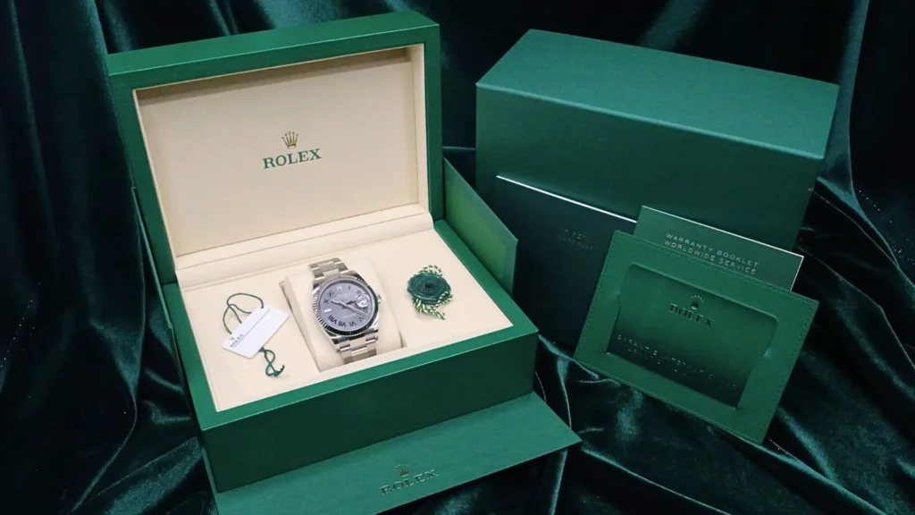2026 Rolex Datejust Wimbledon 36mm Slate Fluted 126234 - Box and Papers