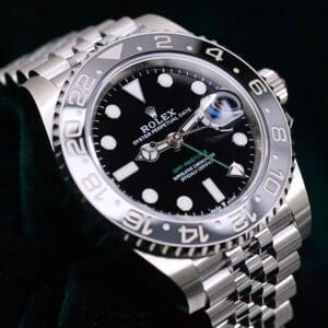 2026 NEW UNWORN Rolex GMT-Master II "Bruce Wayne" Black Dial Black Grey Ceramic Bezel Jubilee Bracelet Stainless Steel 40mm COMPLETE SET 126710GRNR-0003
