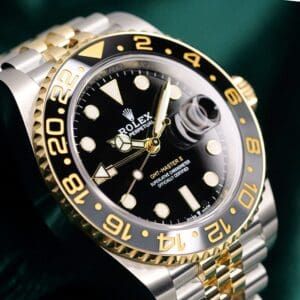 2026 Rolex GMT-Master II Zombie Black Dial Black/Grey Ceramic Bezel Jubilee Bracelet Two-Tone 18K Yellow Gold Stainless Steel 40mm MINT CONDITION COMPLETE SET 126713GRNR